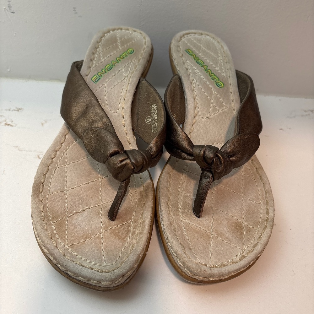 Preowned Encanto wedge sandals, women’s size 8